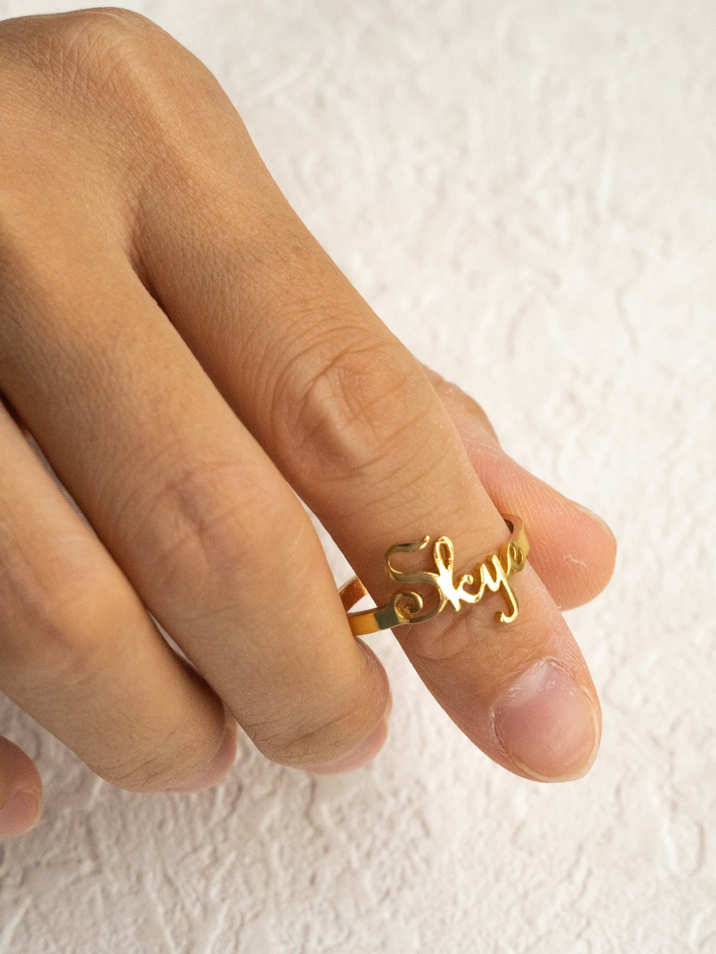 Custom Letter Ring